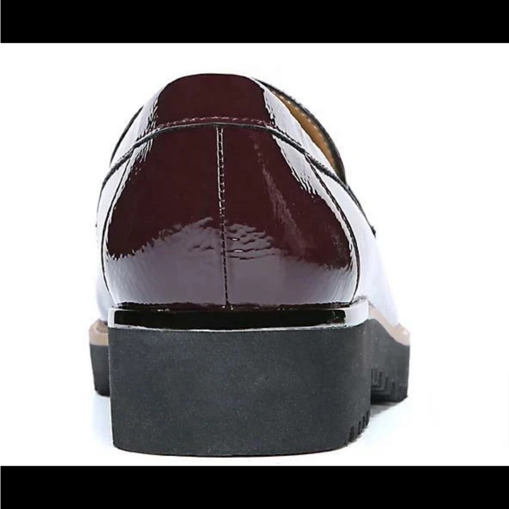 Franco Sarto Women's Tassel Loafers in Rich Burgundy/Brown-Sz 8 - Picture 5 of 13